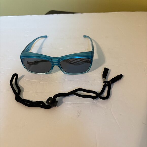 Jonathan Paul Fitover Coolaroo 004 Sunglasses Blue Stripe with Strap 5815-128 - Picture 1 of 7